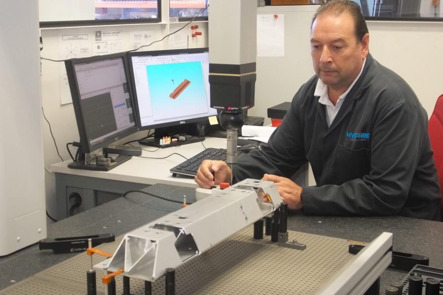 A Hyfore inspector providing CMM inspection services