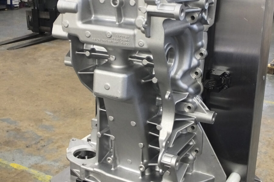 a cnc workholding fixture securing a complex component